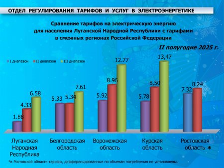 Информация о результатах работы отдела регулирования тарифов и услуг в электроэнергетике за 2024 год