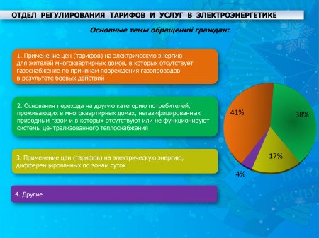 Информация о результатах работы отдела регулирования тарифов и услуг в электроэнергетике за 2024 год